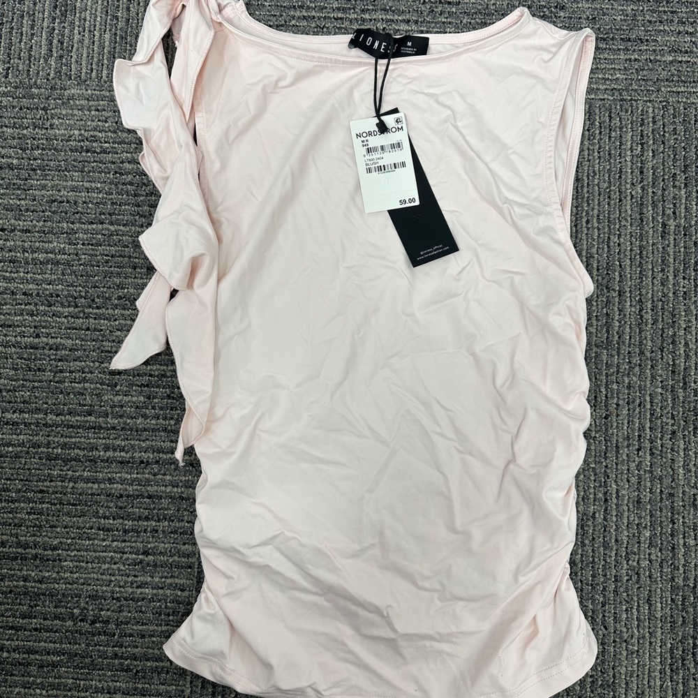 Lioness Pink Ruffle Sleeve Top